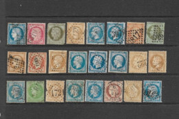 FRANCE COLLECTION.  EARLY DEFINITIVES. IMPERF AND PERF. USED. - Used Stamps