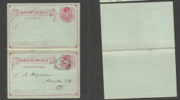 CHILE - Stationery. 1906 (12 March) Correo Urbano / Conduccion Gratuita. Local 2c Red Stat Card. - Chili
