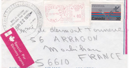 From Canada To France - 1978 - Lettres & Documents