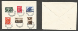 BULGARIA. 1941 (20 Nov) Sofia Air Set On Fkd Envelope With No Address. - Sonstige & Ohne Zuordnung