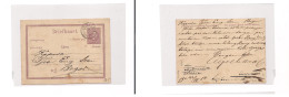 DUTCH INDIES. Dutch Indies - Cover - 1882 Batavia To Bogor Stat Card. Easy Deal. - Netherlands Indies