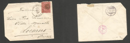 COLOMBIA. 1897 (21 Sept) Ocaña - Switzerland, Locarno (22 Oct) Via Barranquilla. Fks Env. - Kolumbien
