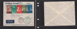 EGYPT. Egypt - Cover - 1958 Cairo To Germany Neuhaus Air Mult Fkd Env Industries Issue Green Cachet Fine. Easy Deal. - Sonstige & Ohne Zuordnung
