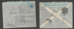 EGYPT. 1915 (1 Nov) El Safi - Switzerland, Lausanne (17 Nov) Via Cairo - Alexandria WWI Censored Fkd Env. Fine. - Autres & Non Classés