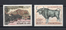 LAOS  PA  N° 72 + 73    NEUFS SANS CHARNIERE    COTE 6.00€    ANIMAUX FAUNE  VOIR DESCRIPTION - Laos