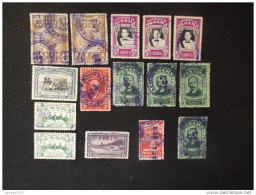 Colonie Francesi Africa Occidentale Stamps Chile Posta Aerea Panama 4 SCANNER - Gebraucht