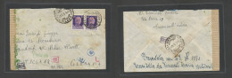 Italy - XX. 1944 (15 May) RSI Milano - Germany, Nechar. Multifkd Nazi Comercial Envelope. - Unclassified