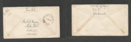 INDIA. 1946 (6 Apr) Forces Mail. South East Asia. India Commard. Nafpost Special Cachet. Addressed To London, England. F - Other & Unclassified