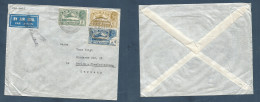 INDIA. 1931 (19 July) Bombay GPO - Germany, Berlin. Air Multifkd Env At 11 Anna Rate. - Other & Unclassified