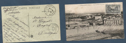 MARRUECOS - French. 1919 (25 Febr) Casablanca - France, Dordogne (6 March) Reverse Fkd Ppc. - Maroc (1956-...)