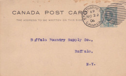 From Canada To USA - 1906 - Covers & Documents