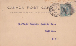 From Canada To USA - 1906 - Storia Postale