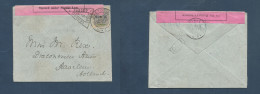 SOUTH AFRICA. 1901 (15 Oct) VRI. Boer War. Pretoria - Netherlands, Haarlem (11 Nov) Censored Fkd Env. Fine. - Autres & Non Classés
