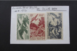 GUYANE POSTE AERIENNE N°35 à 37 NEUF** TTB COTE 90 EUROS VOIR SCANS - Airmail