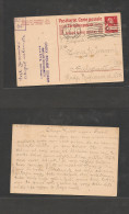 SERBIA. Serbia Cover 1917 WW1 Geneve Switz To Belgrade Red Cross Stat Card Cachhets. Easy Deal. - Serbien