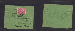 TURKEY. 1917 (1 Dec) Istambul - Austria, Wien. Complete Fkd Wrapper. Fine. - Andere & Zonder Classificatie