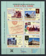 Cuba 2000. Yvert 3889-93 Block ** MNH. - Unused Stamps