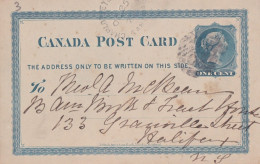 Post Card - Halifax - 1879 - Cartas & Documentos