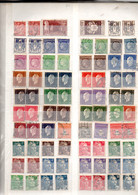 FRANCE LOT D'OBLITERES SUR PAGE - Lots & Kiloware (mixtures) - Max. 999 Stamps