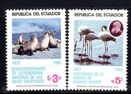 EQUATEUR - N°1031/2  ** (1983) C.Darwin - Equateur