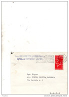 1963  LETTERA CON ANNULLO  FIRENZE + TARGHETTA - 1961-70: Marcofilie