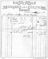 1887  FATTURA BADIA POLESINE ROVIGO NEGOZIANTI DI LEGNAMI - Italia