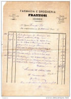 1882 FATTURA SERMIDE FARMACIA - Italy