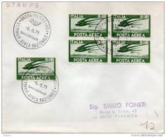 1971 FOLIGNO MANIFESTAZIONE AEREA NAZIONALE - Airmail