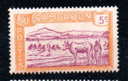 CAMEROUN - 1925 - TROUPEAU PASSANT UN GUE - CATTLE HERD CROSSING A RIVER - 5ç - - Ungebraucht