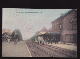 Contich-village - Intérieur De La Gare - Postkaart - Kontich