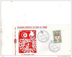 1963   LETTERA - Tunisia