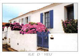 ILE D YEU Maison Avec  Fleurs  12(scan Recto-verso) MA806 - Ile D'Yeu