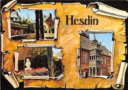 HESDIN Le Beffroi De L Hotel De Ville Buste De L Abbe Prevost D Exiles La Breteche 3(scan Recto-verso) MA801 - Hesdin