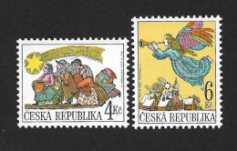 Czech Republic 1998 MNH ** Mi 197-198 Sc 3062 Christmas. Tschechische Republik. - Ongebruikt