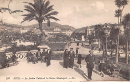 NICE Le Jardin Public Et Le Casino Municipal 9(scan Recto-verso) MA838 - Parcs Et Jardins