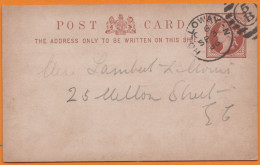 G.B.  Entier CPA   Half Penny   De  HOLLOWAY  Le  3 Sept 1886 - Interi Postali