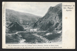 Postal Das Caldeiras Ribeira Grande, S. Miguel, Açores. Edição Cervejaria Pereira. Abastecimento água Das Lombadas. - Settore Alberghiero & Ristorazione