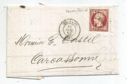 - LOIRET - ORLEANS - PC.2340 / TPND N°17 Carmin Foncé + Càd T.15 - 1857 - 1853-1860 Napoléon III