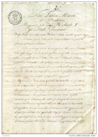 1856  Borgo Val Di Taro PARMA - Manuscrits