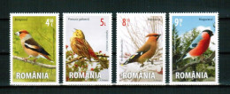 ROMANIA 2015 FAUNA Animals SONG BIRDS - Fine Set MNH - Nuovi