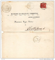 1890     LETTERA  CON ANNULLO TREBBIENESE PIACENZA - Marcophilie
