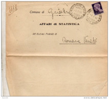 1946   LETTERA  CON ANNULLO GRISOLERA VICENZA - Poststempel