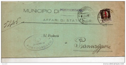 1944 LETTERA CON ANNULLO  PORTOGRUARO  VENEZIA - Storia Postale