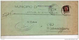 1944 LETTERA CON ANNULLO  PORTOGRUARO  VENEZIA - Marcofilie