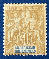 Madagascar YT N° 36 Neuf* Signé RP - Unused Stamps