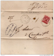 1898   LETTERA  CON ANNULLO Grumolo Delle Abbadesse VICENZA - Marcophilie