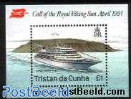 Tristan Da Cunha 1991 Royal Viking Sun S/s, Mint NH, Transport - Ships And Boats - Schiffe