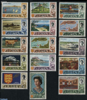 Jersey 1970 Definitives 15v, Mint NH, Various - Lighthouses & Safety At Sea - Maps - Art - Castles & Fortifications - Leuchttürme