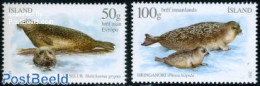 Iceland 2011 Seals 2v, Mint NH, Nature - Animals (others & Mixed) - Sea Mammals - Nuevos