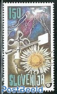 Slovenia 2000 Meteorology 1v, Mint NH, Nature - Science - Flowers & Plants - Meteorology - Clima & Meteorología